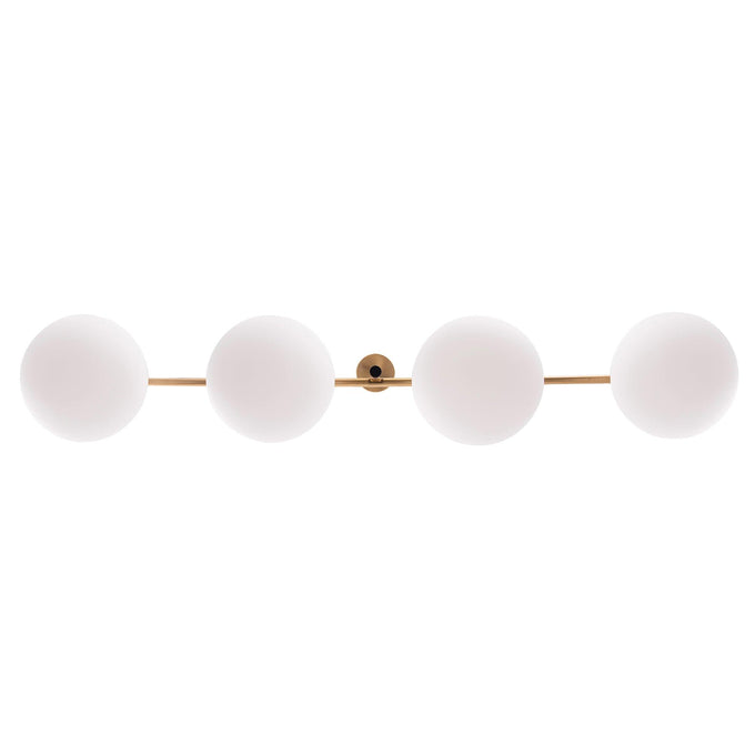 Spark Modern Gold Linear 4 Light Chandelier