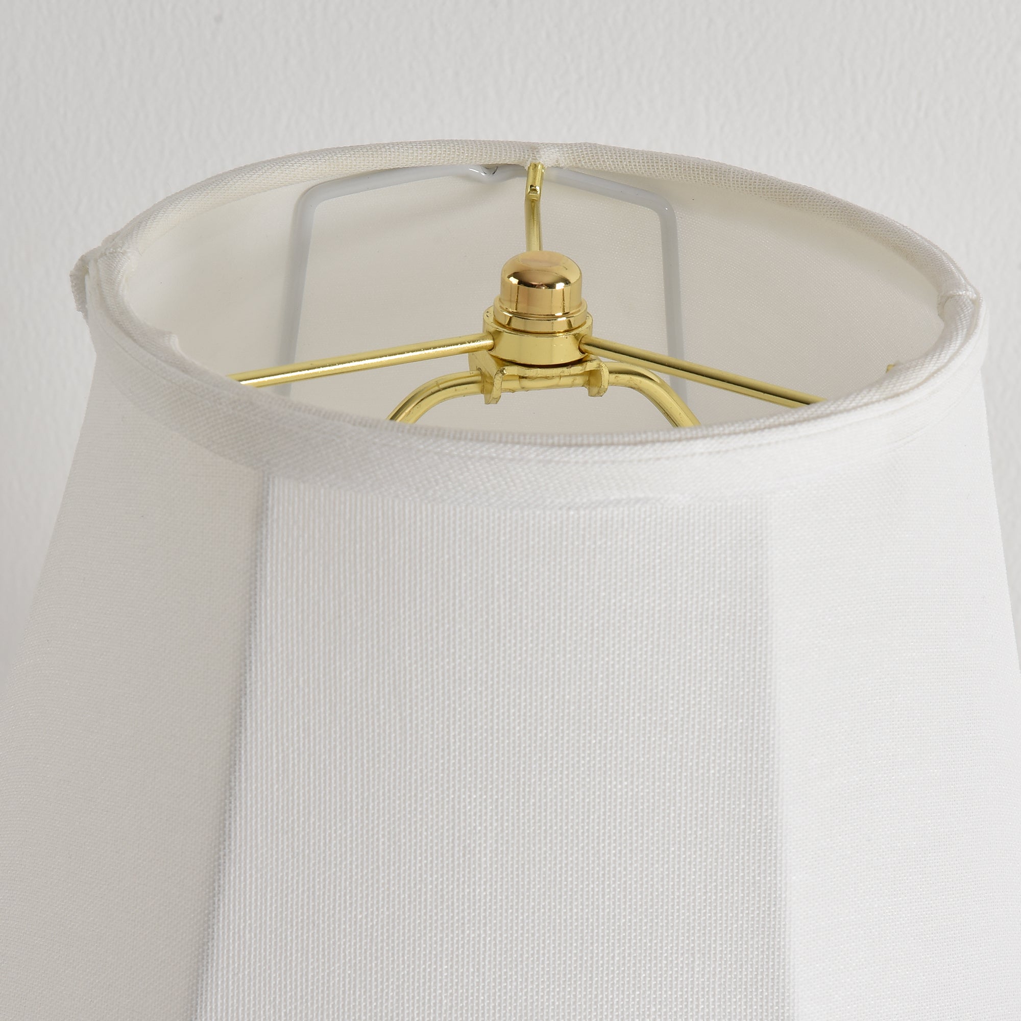 Enid 1-Light Farmhouse Rattan Table Lamp with Fabric Shade