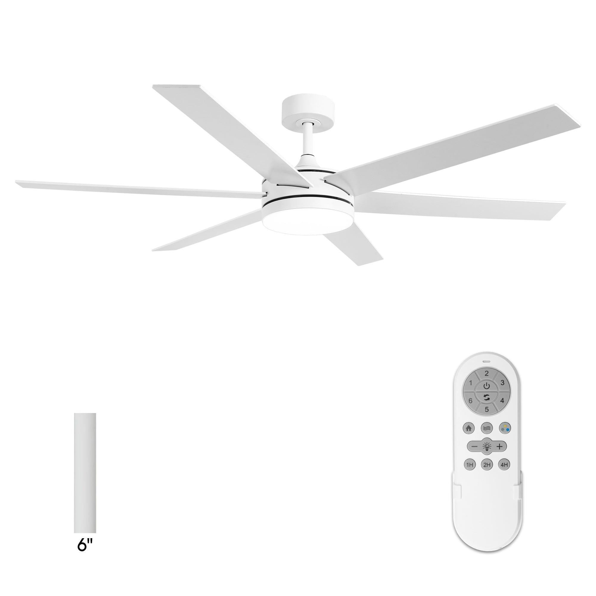 Ventilador de techo moderno de 60