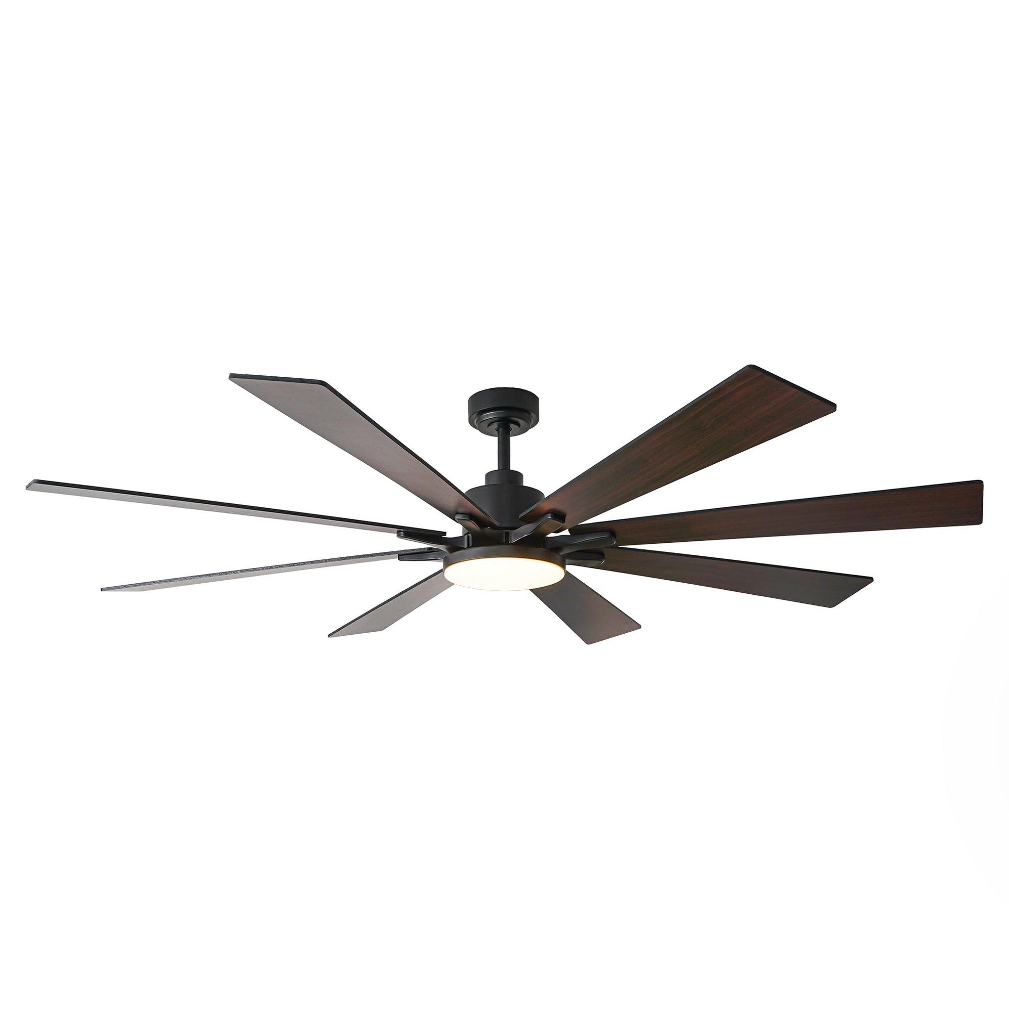 ❤️fanbim❤️ 72 Inch Elbe Modern Downrod Mount Ceiling Fan with Light and