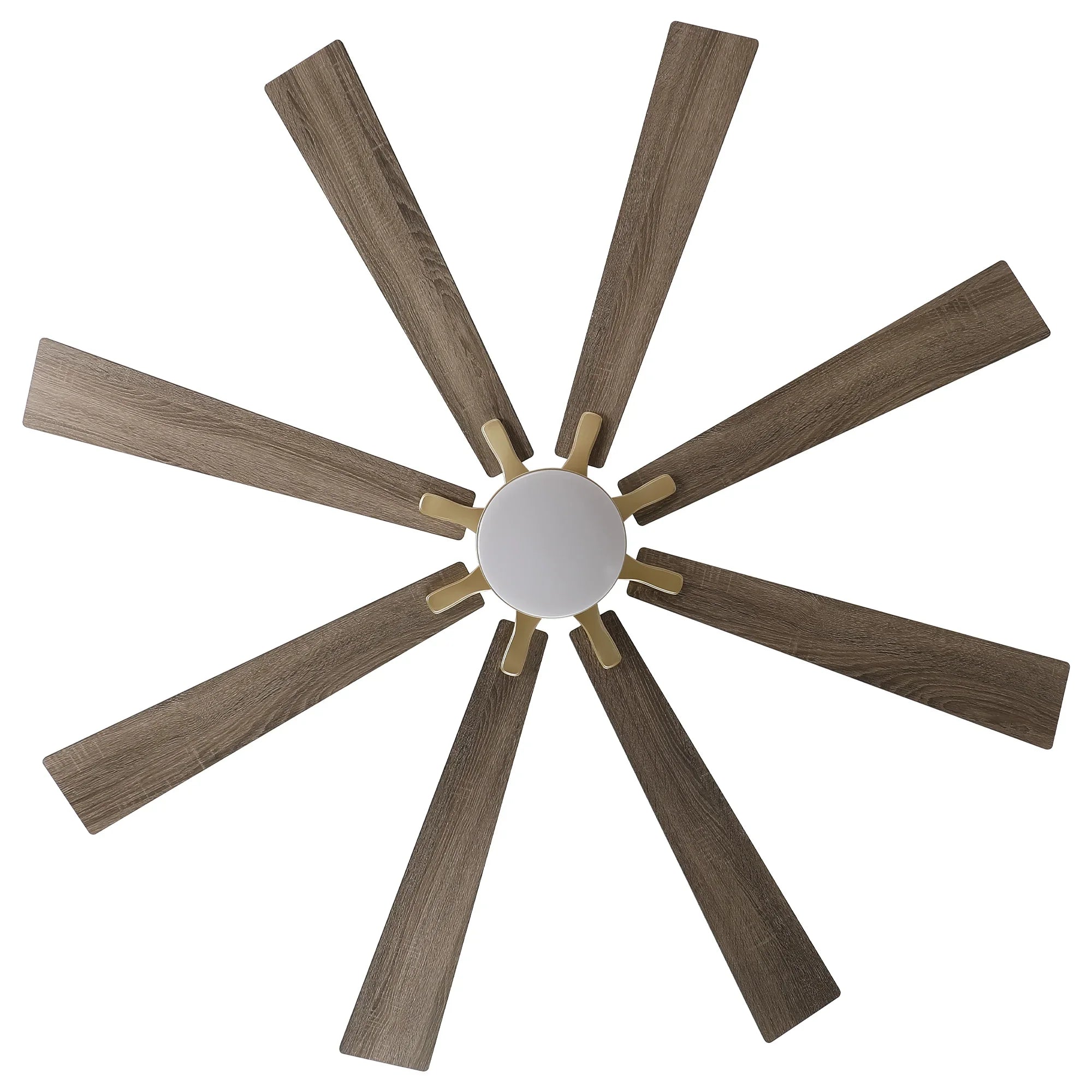 72 Inch Elbe Modern Downrod Mount Ceiling Fan with Light and Remote Co