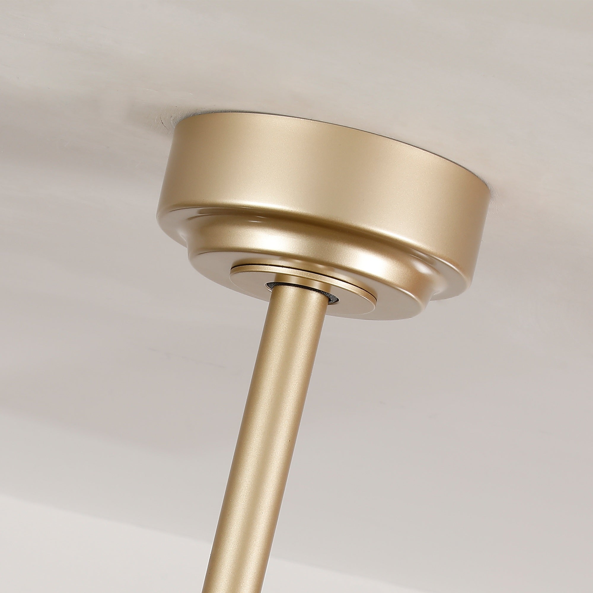 72 Inch Elbe Modern Downrod Mount Ceiling Fan with Light and Remote Co