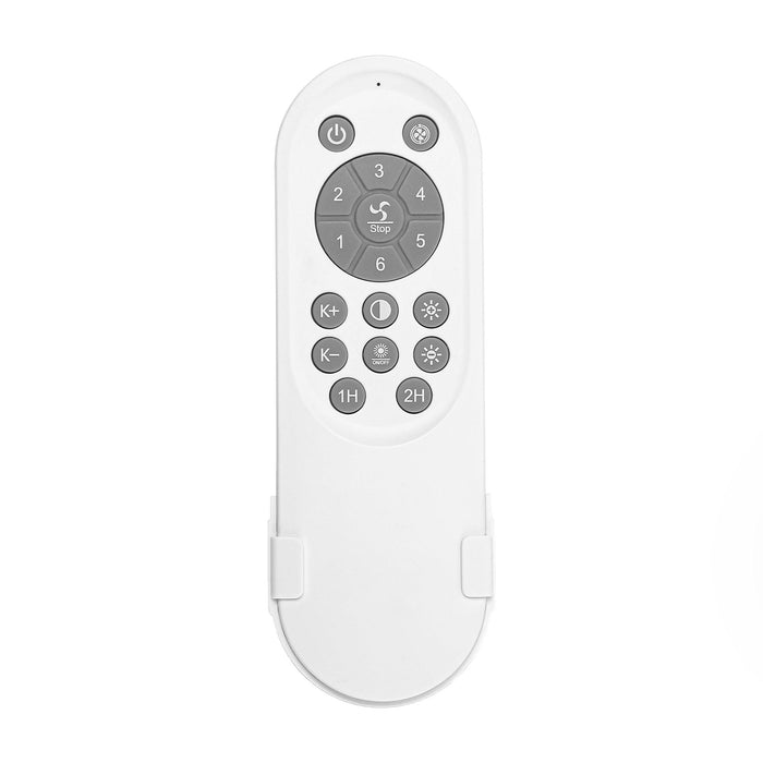 Vaczon 42 Inch DC Motor Modern Downrod Ceiling Fan with LED Light and Remote Control
