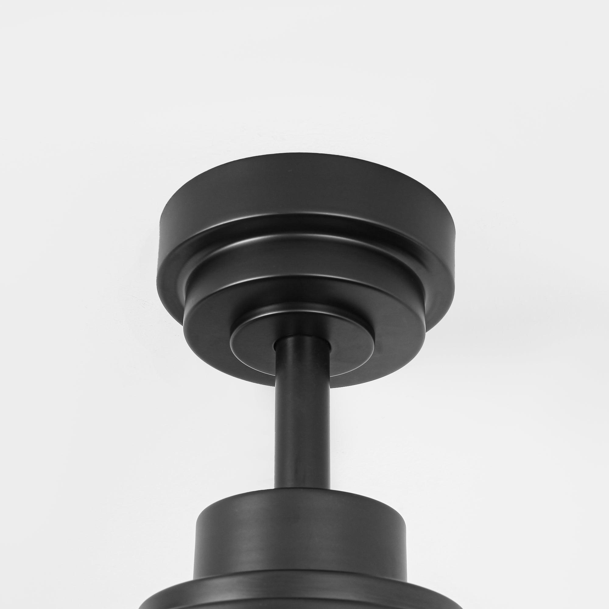 Ventilador de techo moderno Vaczon de 42 pulgadas con motor de CC, luz LED y control remoto.