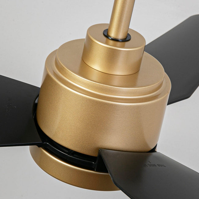 Ventilador de techo moderno Vaczon de 42 pulgadas y 3 aspas con control remoto y luz LED