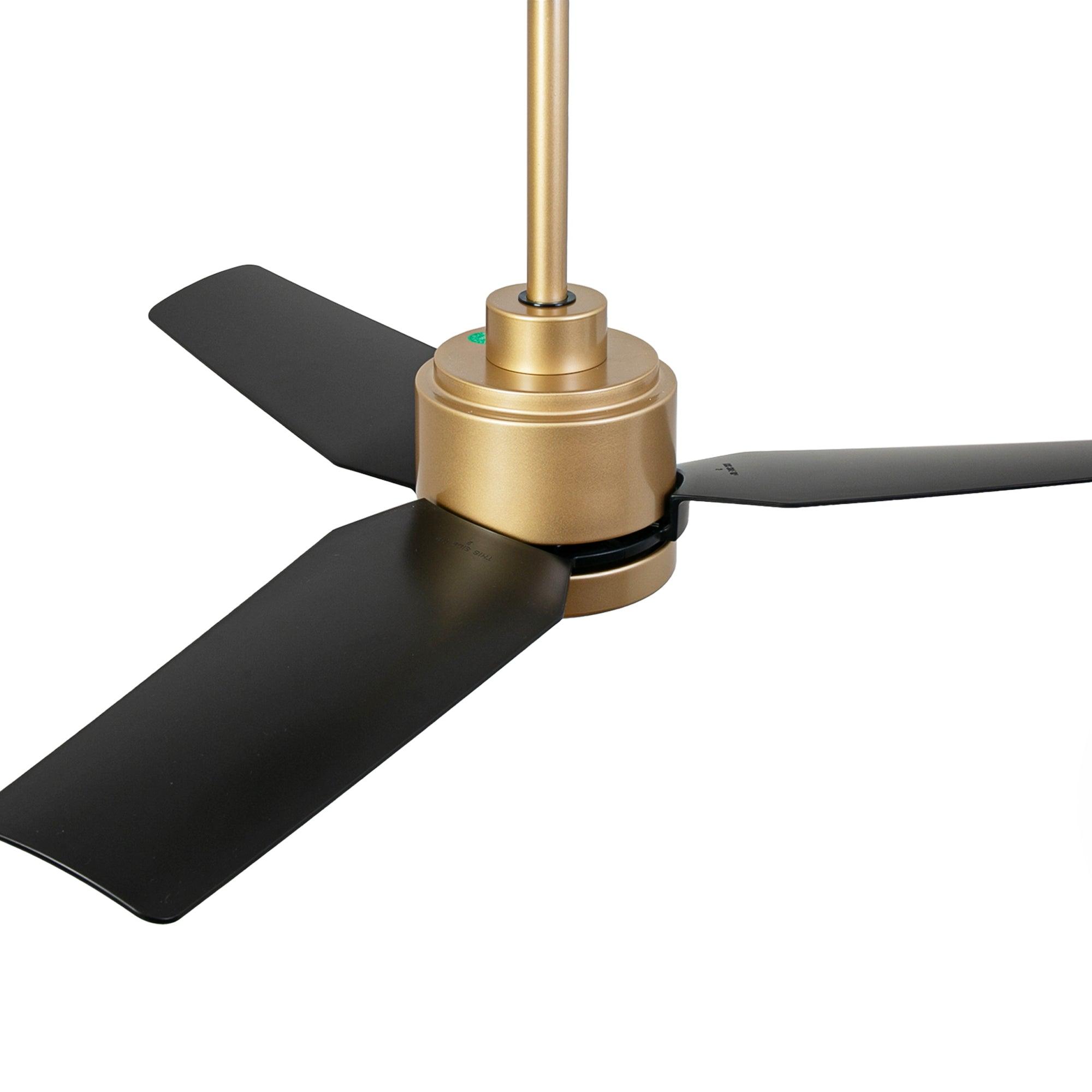 Ventilador de techo moderno Vaczon de 42 pulgadas y 3 aspas con control remoto y luz LED