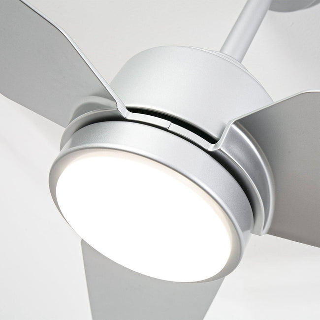 Ventilador de techo moderno Vaczon de 42 pulgadas y 3 aspas con control remoto y luz LED