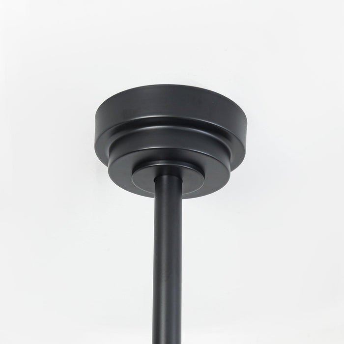Vaczon 42 Inch DC Motor Industrial Downrod Ceiling Fan with Light and Remote Control