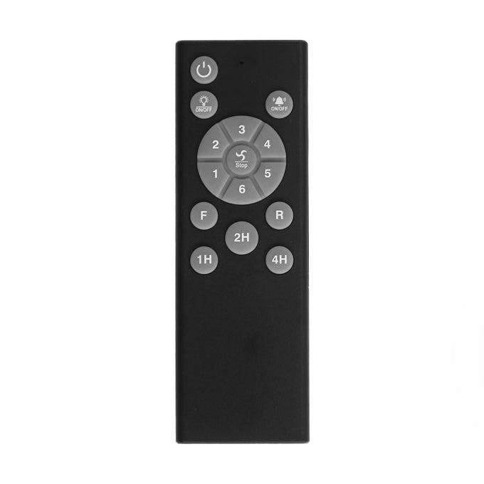 60 Inch Eden Black Ceiling Fan with Light and Remote Control