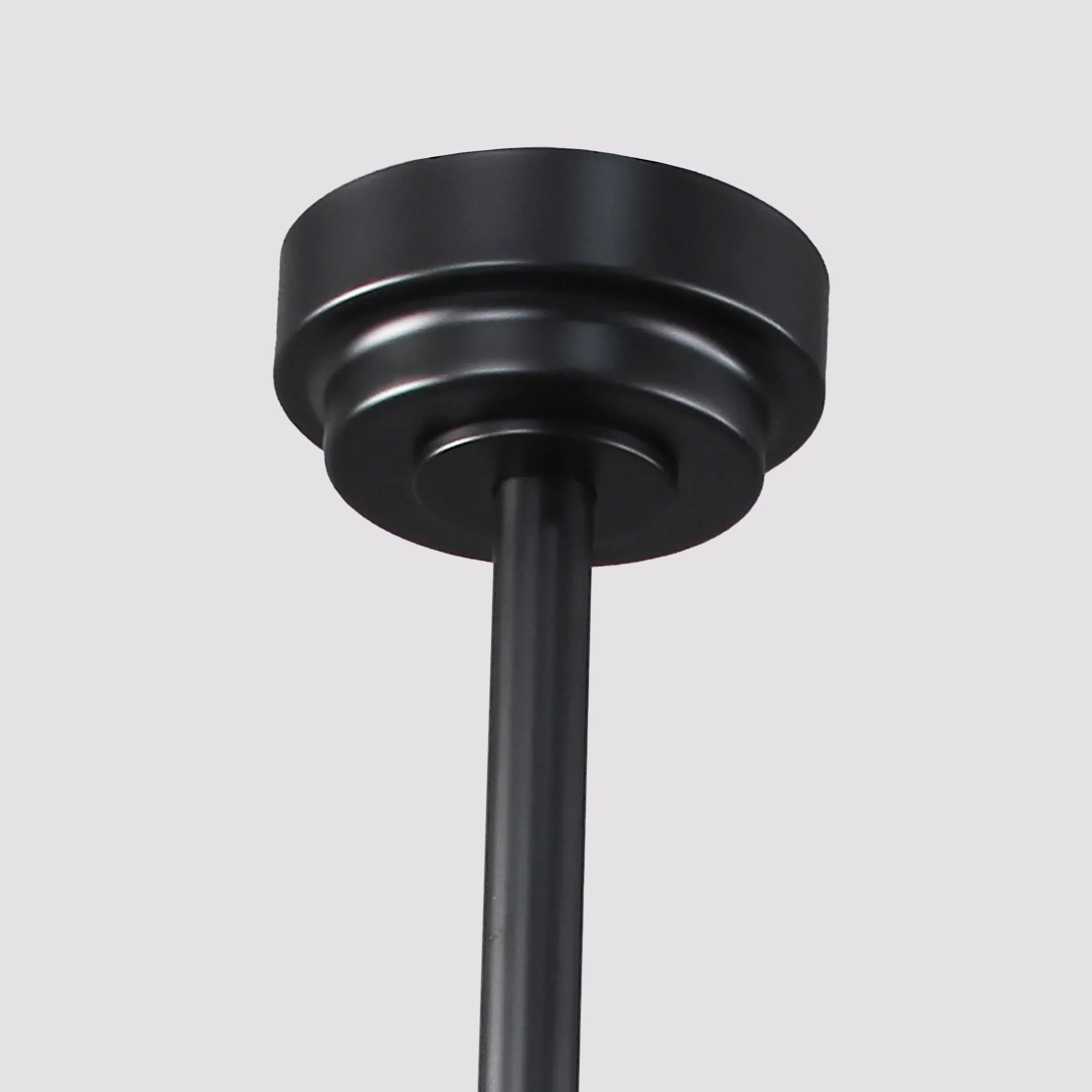 60 Inch Eden Black Ceiling Fan with Light and Remote Control