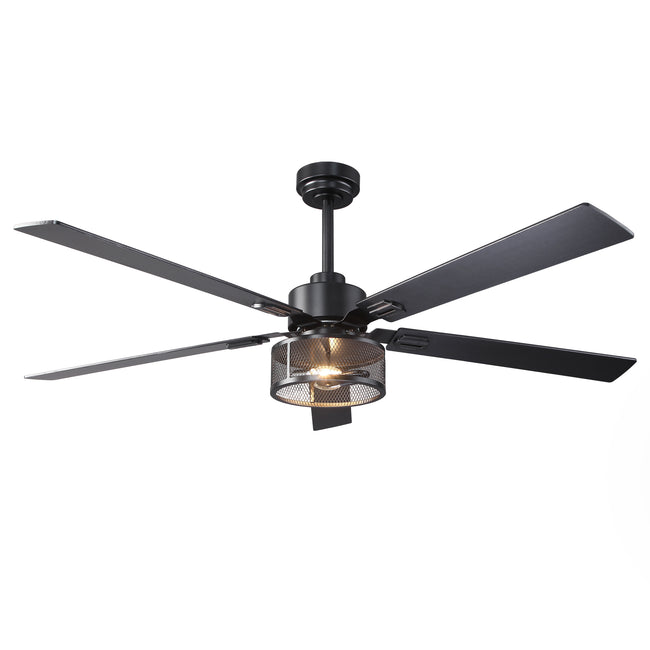 Vaczon 42 Inch 52 Inch 60 Inch Eden Downrod Mount Ceiling Fan with Light and APP & Remote Control