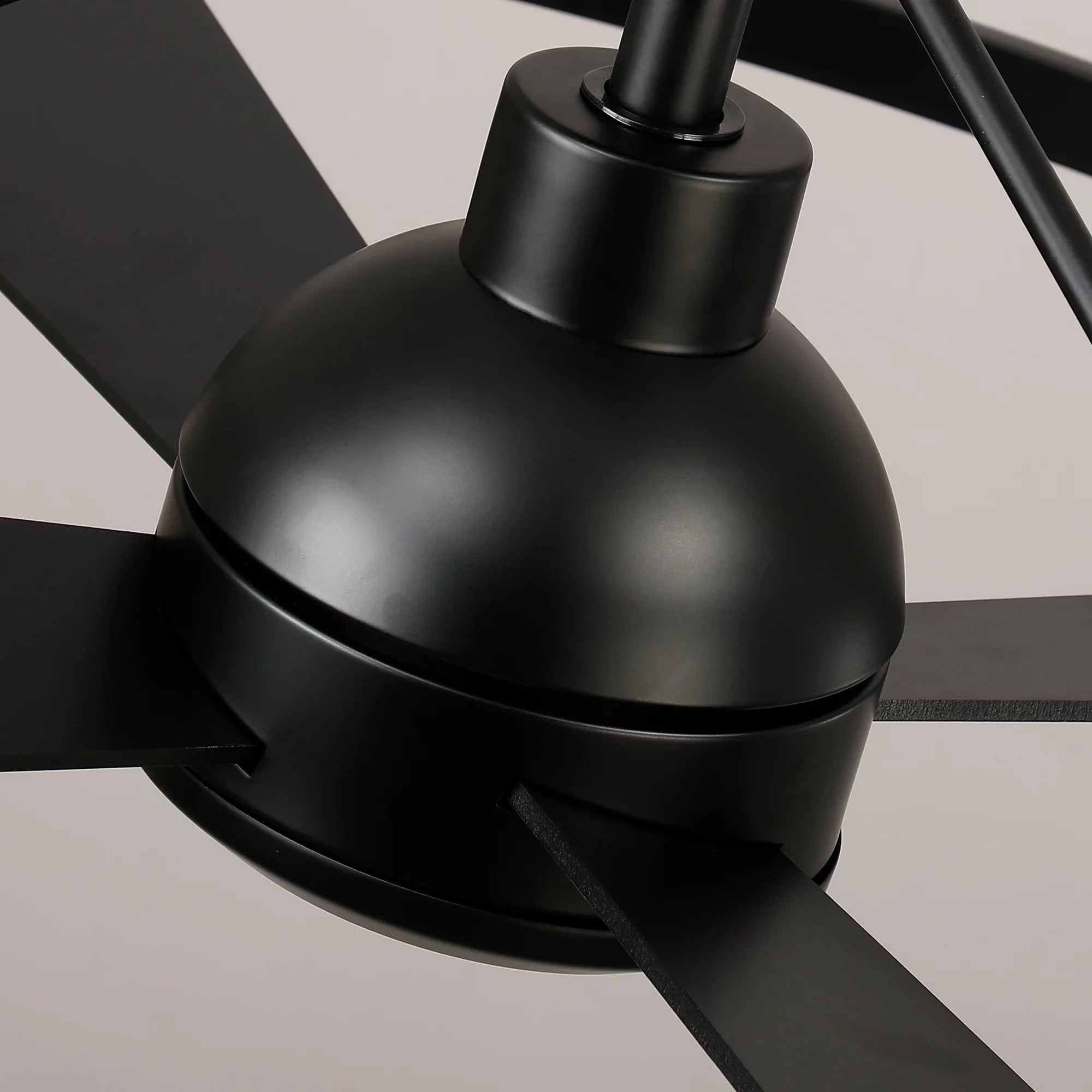 Vaczon 43" Chloe Black Industrial Fandelier with Light and Remote Control