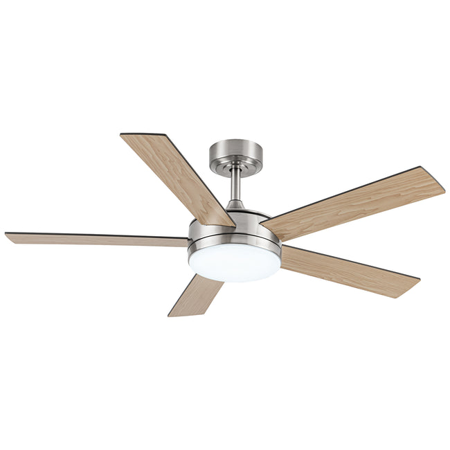 Vaczon 48 Inch Tracy Downrod Mount LED Ceiling Fan with APP & Remote Control