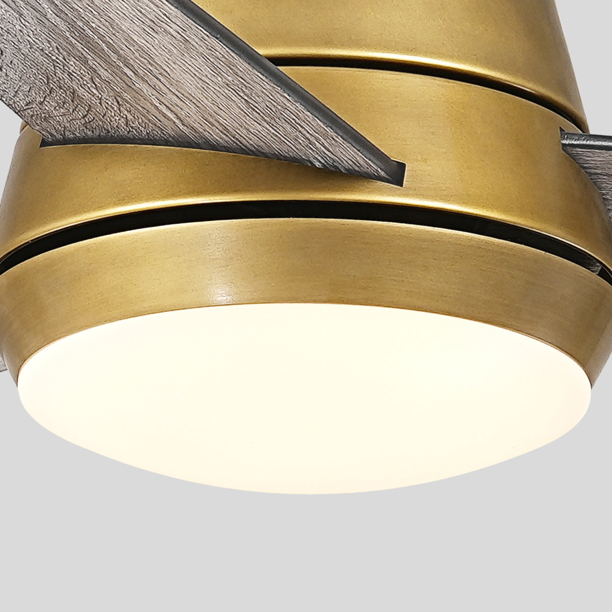52 Inch Eudora Modern Flush Mount LED Ceiling Fan