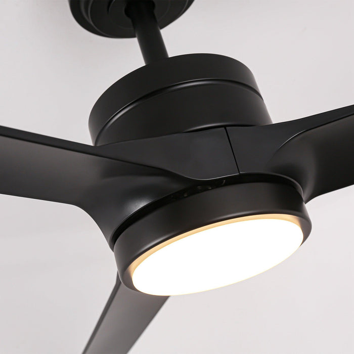 Ventilador industrial Vaczon de 60" con iluminación LED y control remoto