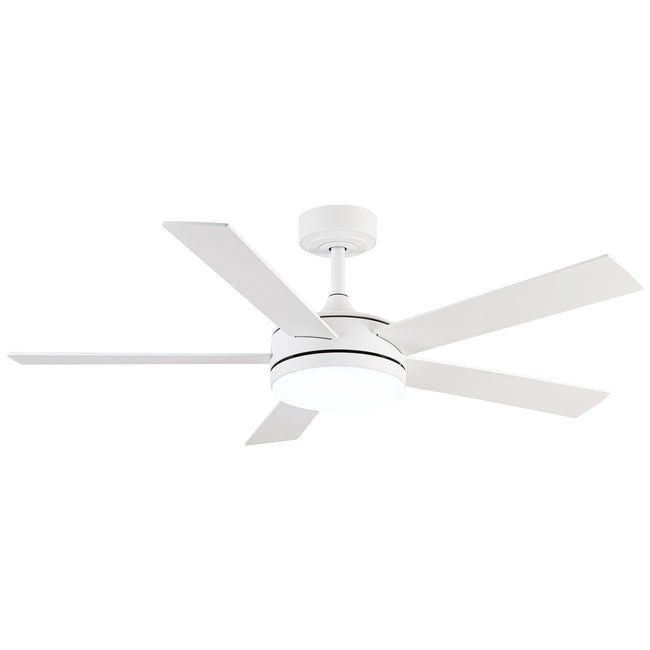 Vaczon 48 Inch Tracy Downrod Mount LED Ceiling Fan with APP & Remote Control