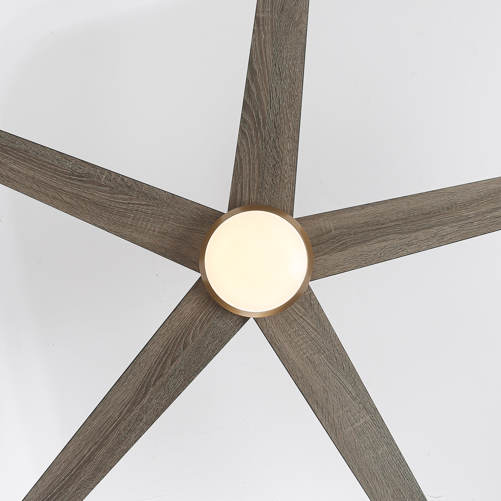 Vaczon 52 Inch Otis Downrod Mount LED Ceiling Fan with APP & Remote Control