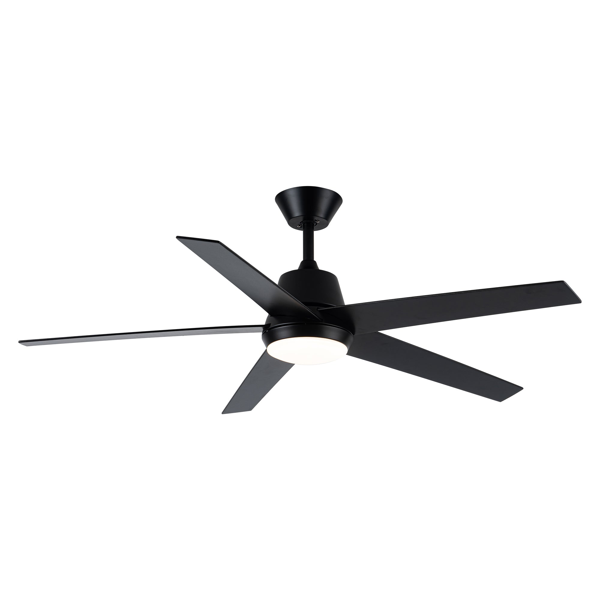Vaczon 52 Inch Otis Downrod Mount LED Ceiling Fan with APP & Remote Control