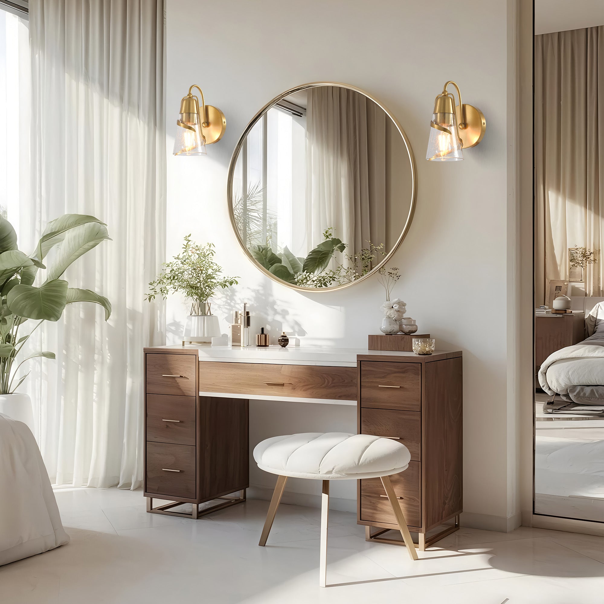 6 Inch Ethel 1-Light Mirror Vanity Light