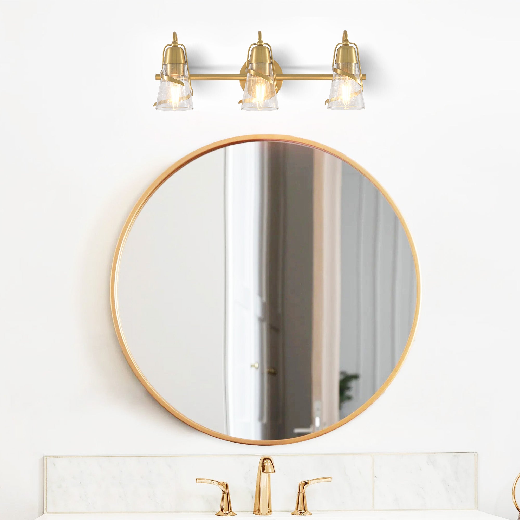 24 Inch Payne 3-Light Mirror Vanity Light