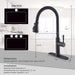 Black Stainless Steel Kitchen Faucets Are Versatile - ParrotUncle