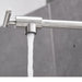 Brushed Nickel Wall Mount Single Handle Pot Filler Kitchen Faucet Swing Swivel Spout - ParrotUncle