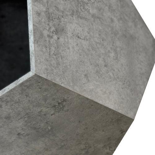 Mueble moderno para mascotas de 25,98 pulgadas, transportador de gatos, mesa auxiliar de sofá, macetero de MDF, mueble multifuncional, zumaque birmano