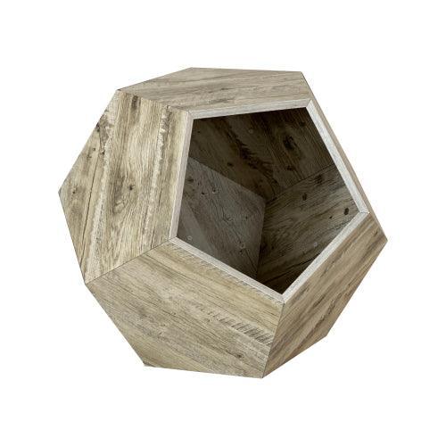 Mueble moderno para mascotas de 25,98 pulgadas, transportador de gatos, mesa auxiliar de sofá, macetero de MDF, mueble multifuncional, zumaque birmano