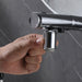 Chrome Digital Display 70cm Pull-out Bathroom Faucet Set - ParrotUncle
