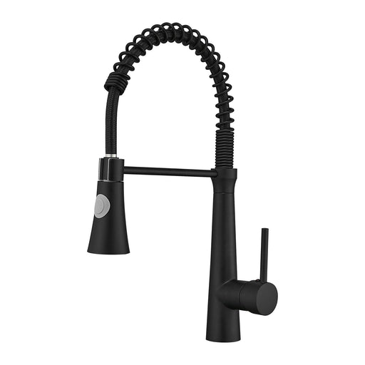 Commercial Solid Brass Spiral Pull-down Kitchen Faucet - ParrotUncle