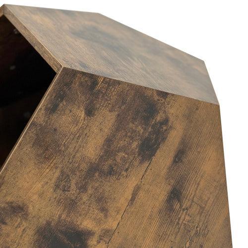 Mueble moderno para mascotas de 25,98 pulgadas, transportador de gatos, mesa auxiliar de sofá, macetero de MDF, mueble multifuncional, zumaque birmano