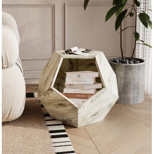 Mueble moderno para mascotas de 25,98 pulgadas, transportador de gatos, mesa auxiliar de sofá, macetero de MDF, mueble multifuncional, zumaque birmano