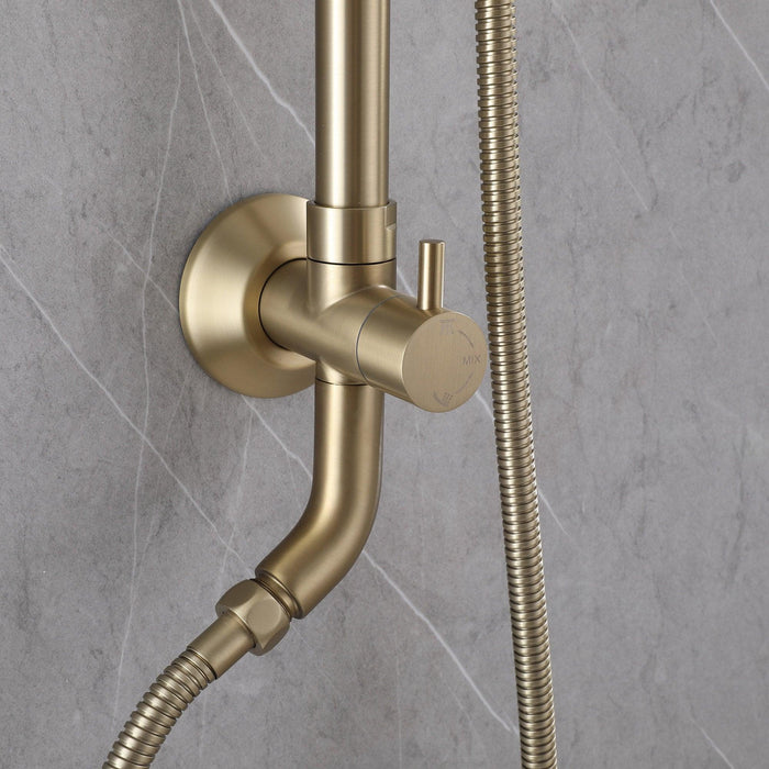 Dual Shower Head with Slide Bar (Valve Not Included) - ParrotUncle