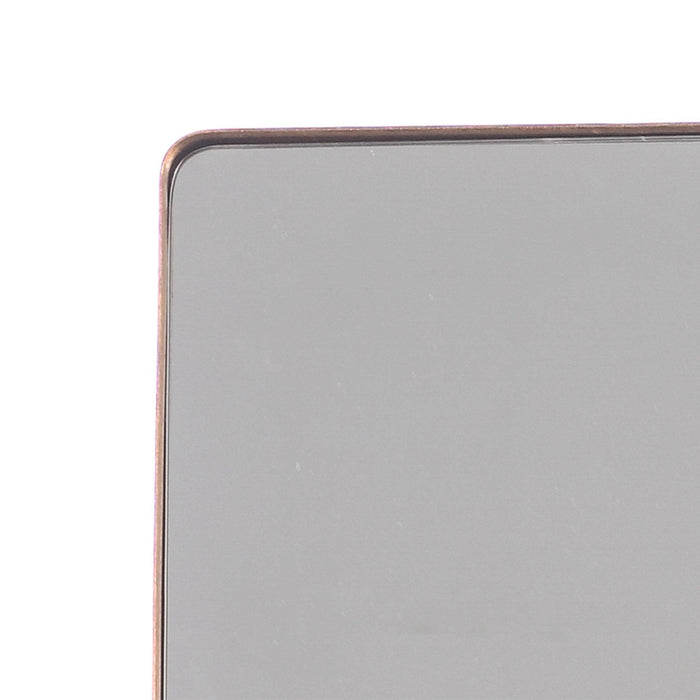 Golden Modern Square Framed Wall Mirror - ParrotUncle