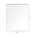 Golden Modern Square Framed Wall Mirror - ParrotUncle