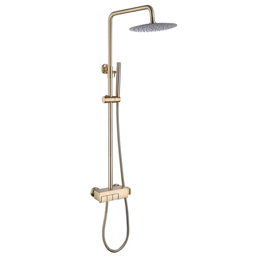 Golden Round 3-Function Shower System - ParrotUncle