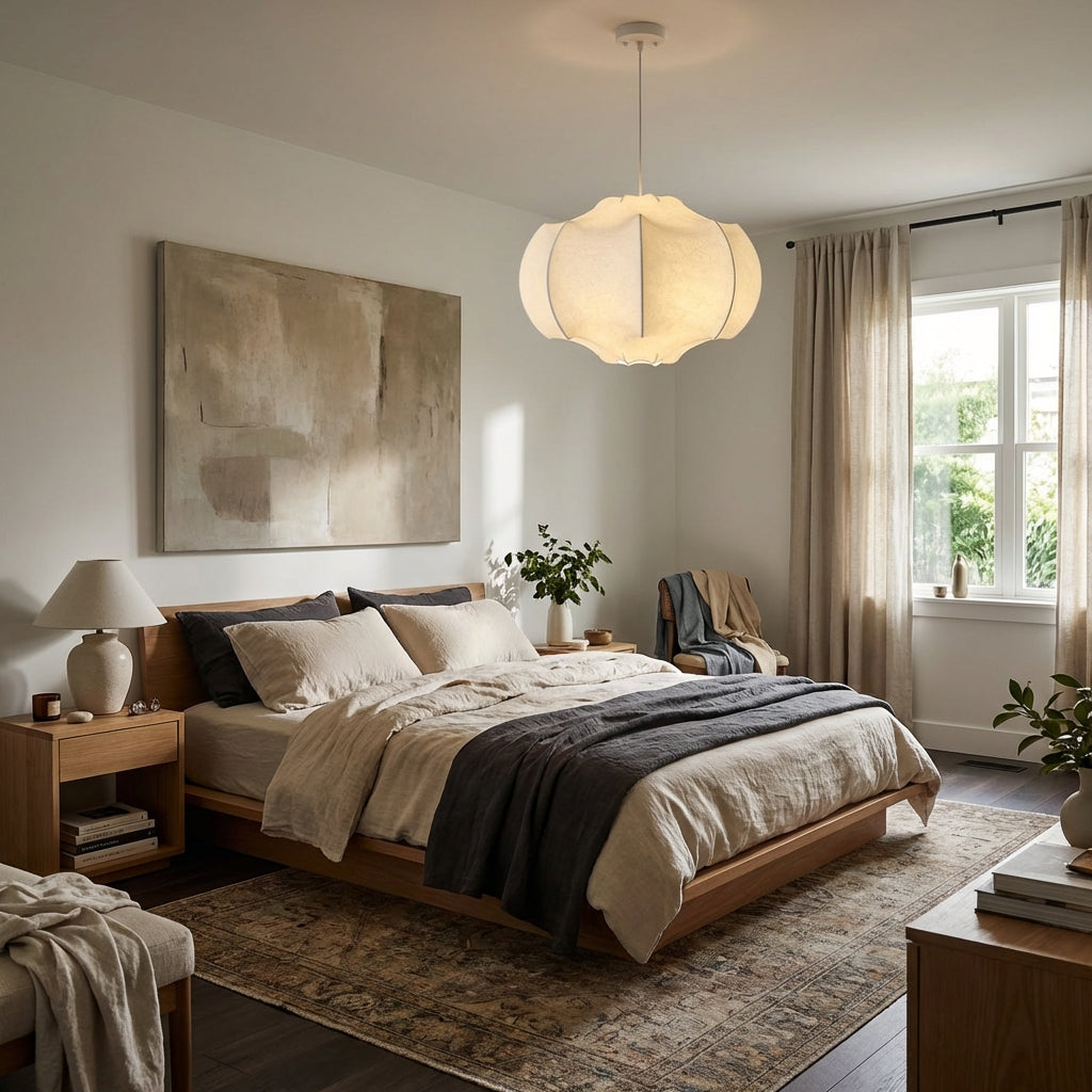 24 Inch Bevis 3-Light White Wabi-sabi Island Pendant Light