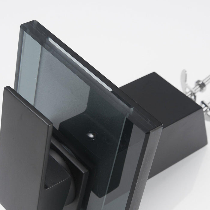 Matte Black Single-Handle Single Hole Bathroom Vessel Sink Faucet - ParrotUncle