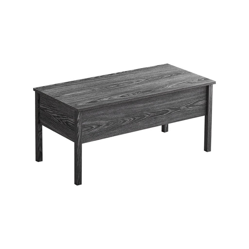 MDF Lift-Top Grey Coffee Table with Storage For Living Room - ParrotUncle