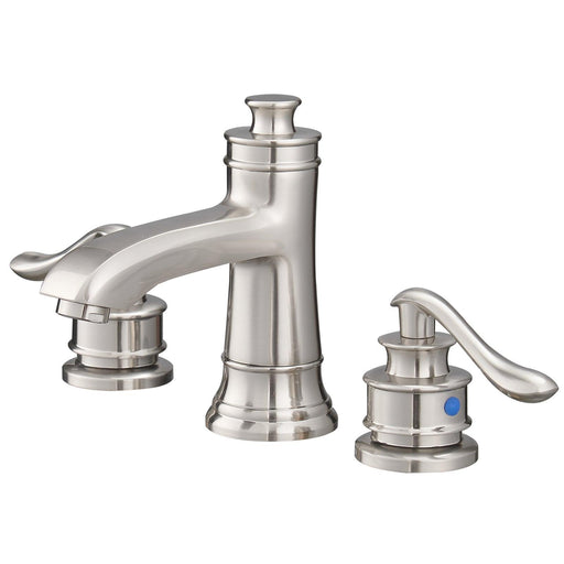Modern 3-holes Double Handle Waterfall Bathroom Faucet - ParrotUncle
