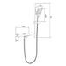 Modern Bath Faucet Wall Mounted Bath Faucet Set with Handheld Shower Sprayer - ParrotUncle