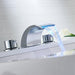Modern Double Handle Waterfall LED Bathroom Sink Faucet with Pop-up Drain - ParrotUncle