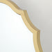 Modern Oval Golden Framed Accent Wall Mirror - ParrotUncle