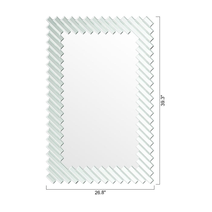 Modern Rectangle Framed Decorative Mirror - ParrotUncle