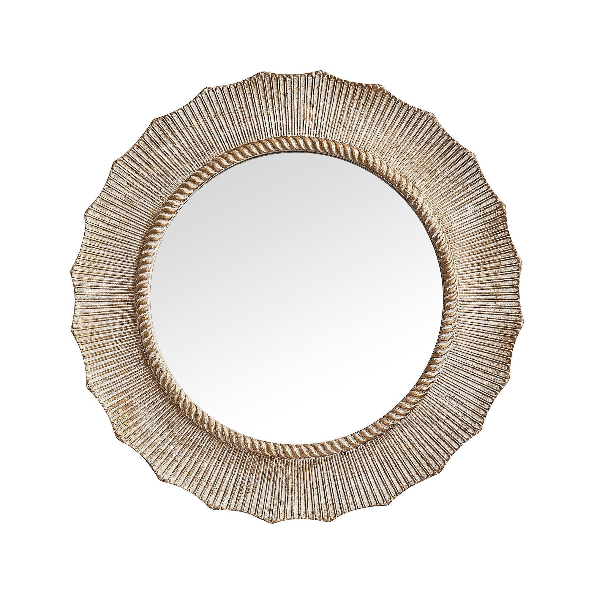 Modern Round Mirror Vintage Wall Decoration - ParrotUncle