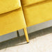 Modern Velvet Fabric Sofa - ParrotUncle