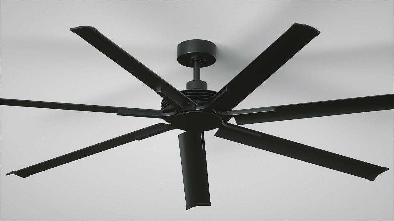 84 Inch 100 Inch Silent Storm Extra Large Ceiling Fan with Remote Control