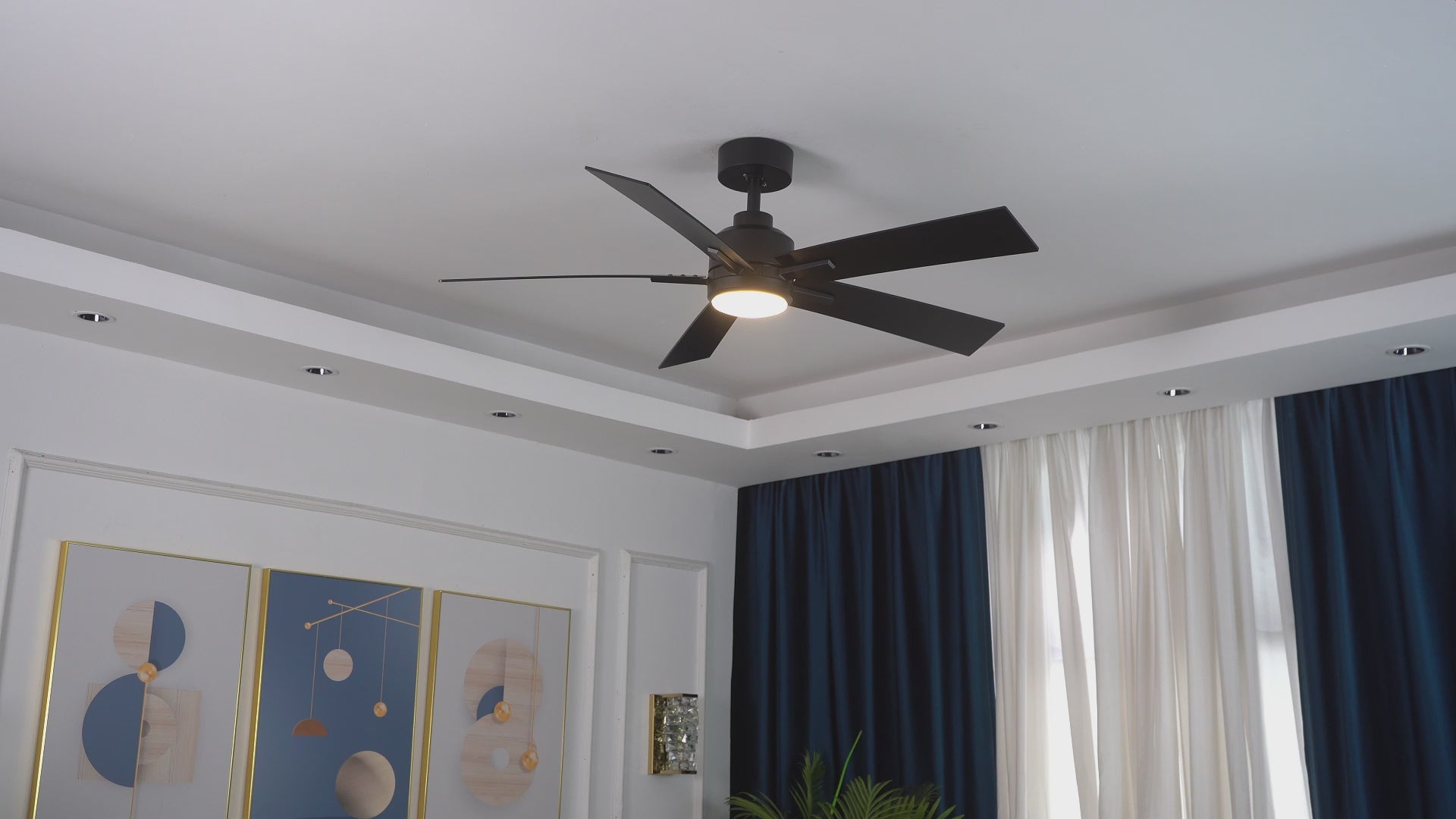 Ventilador de techo moderno de 48