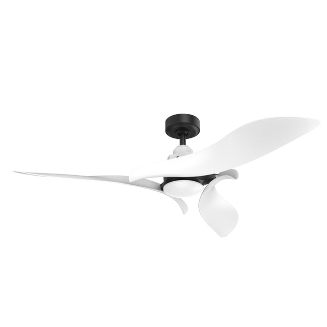 Ventilador de techo negro de 54