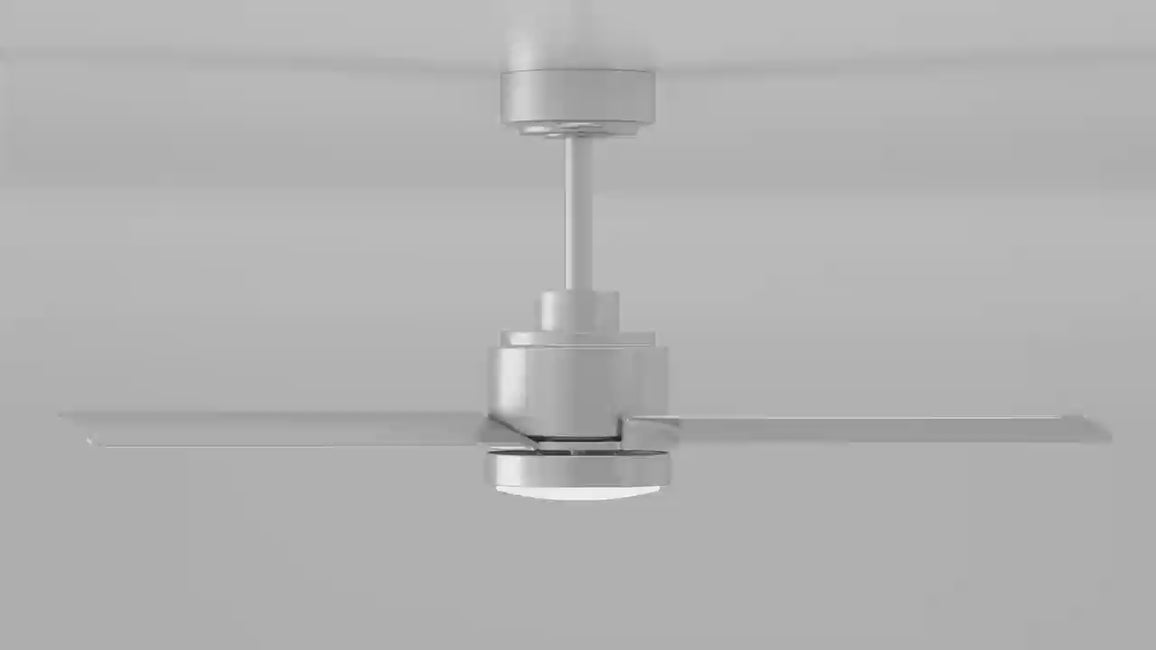 Ventilador de techo moderno Vaczon de 42 pulgadas y 3 aspas con control remoto y luz LED